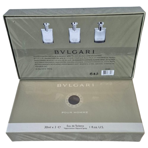 メンズ香水3点セット（Bvlgari,JV,V&R） Bvlgari Pour Homme Gift Set 3 x 30ml | Men's Fragrance Set