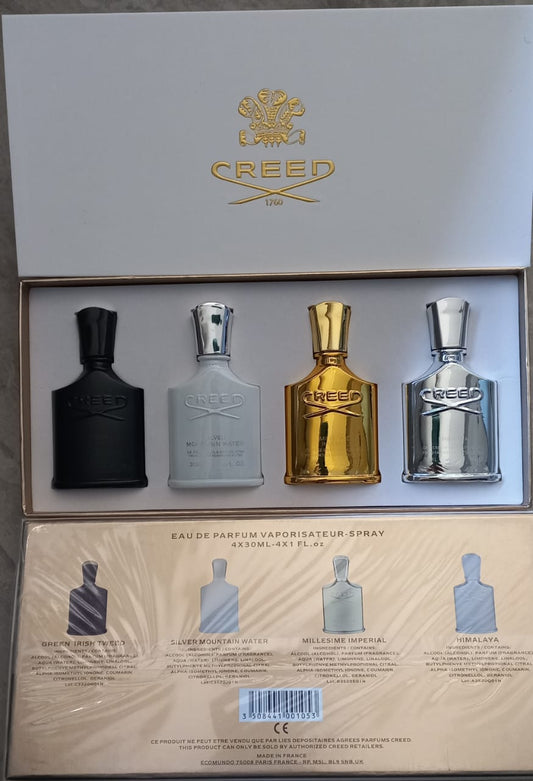 Creed Mini Set 4 x 30ml New White