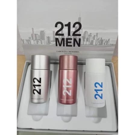 Carolina Herrera 212 Men Gift Set 3 x 30ml