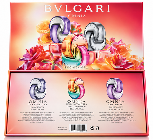 Bvlgari Omnia Elegance Mini Set 3 x 30ml fragrance gift set