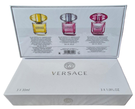 Versace Diamond & Crystal Trio Gift Set 3 x 30ml