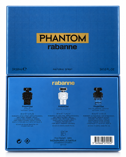 Paco Rabanne Phantom Ultimate Mini Set 3 x 30ml product photograph