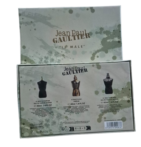 Jean Paul Gaultier Le Male Power Trio Set 3 x 40ml product photograph
