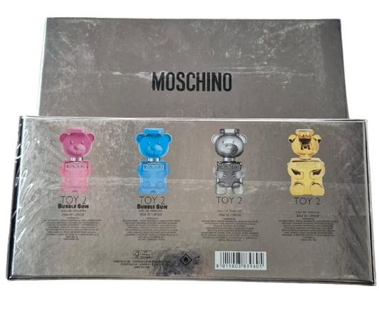 Moschino Toy Playful Mini Set (Silver Box)  |  4 x 30ml