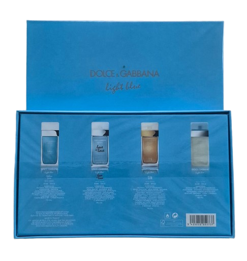 Dolce & Gabbana Light Blue Mini Set  |  4 x 30ml