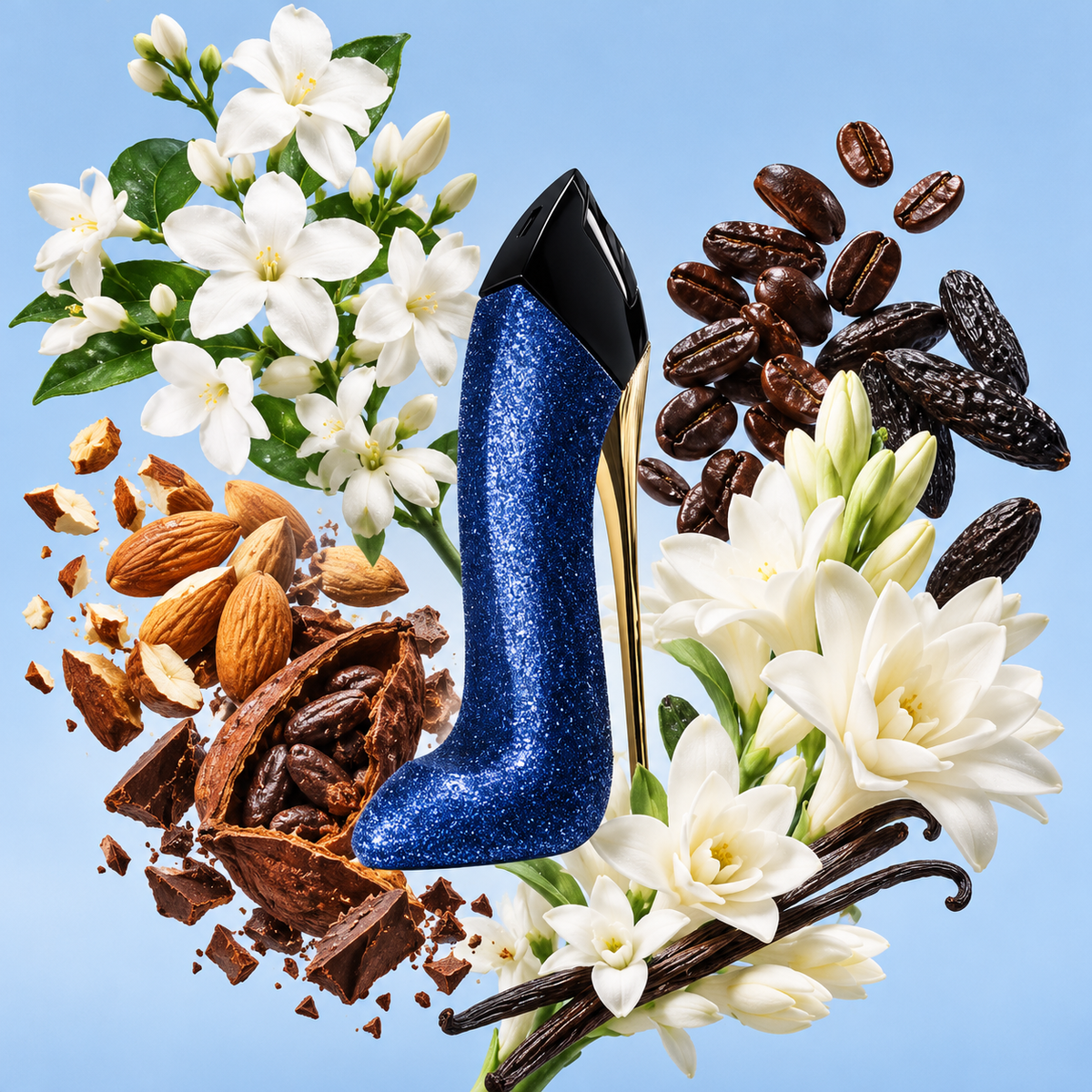 Carolina Herrera Good Girl Glitter Blue fragrance notes visual