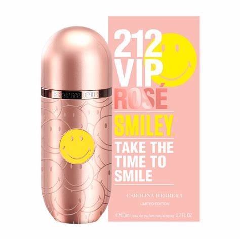 Carolina Herrera 212 VIP Rosé Smiley Limited Edition EDP 100ml